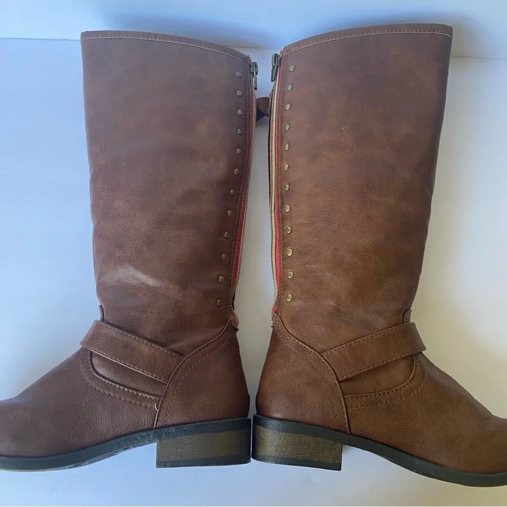 Cherokee Brown Girls Boots size 2